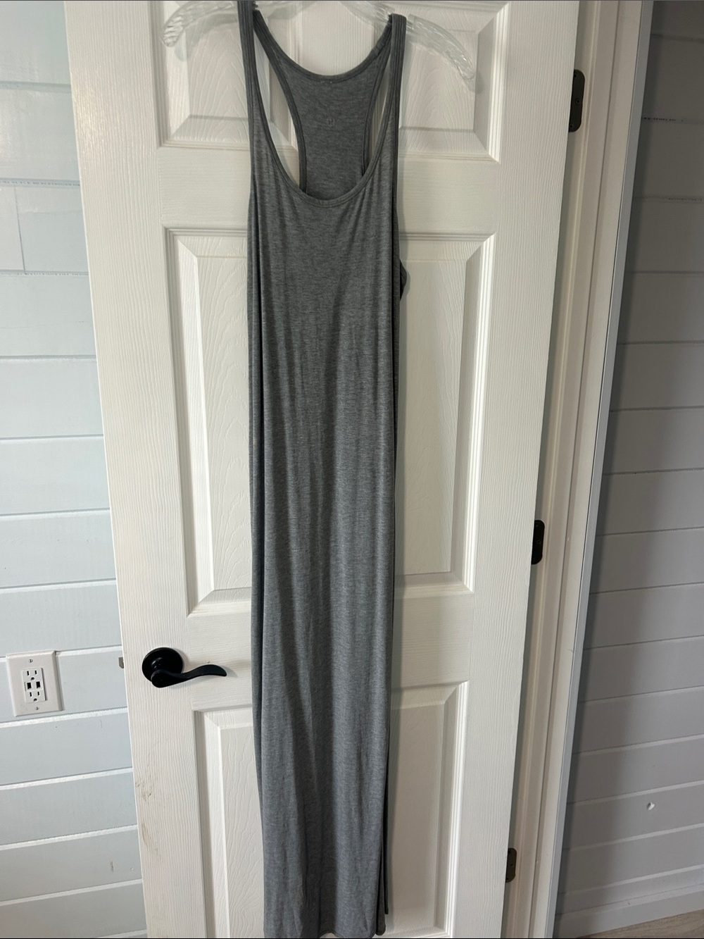 lululemon athletica Gray Racerback Maxi Dress